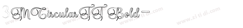 3MCircularTT Bold字体转换